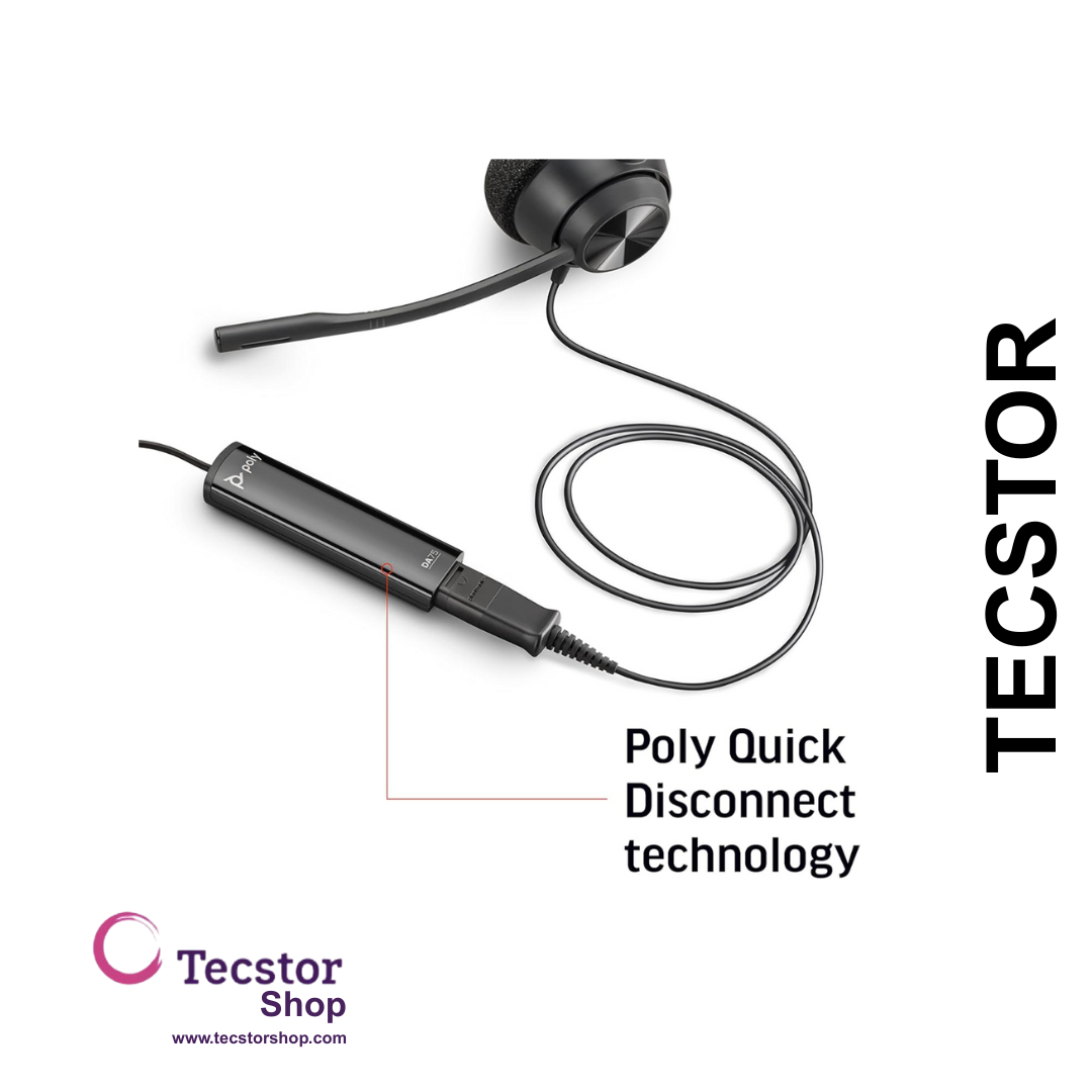 Poly DA75 USB-to-Headset QD Audio Processor (4 pin) (USB-A and USB-C)